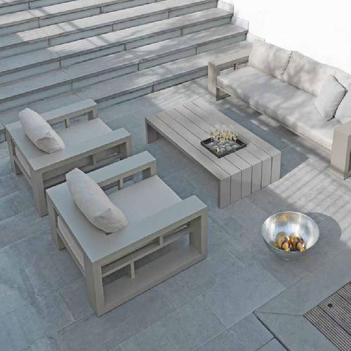 Poltrona contemporanea - EVERGLADES - BOREK parasols | outdoorfurniture - in tessuto resistente all'acqua / in alluminio / con cuscino rimovibile