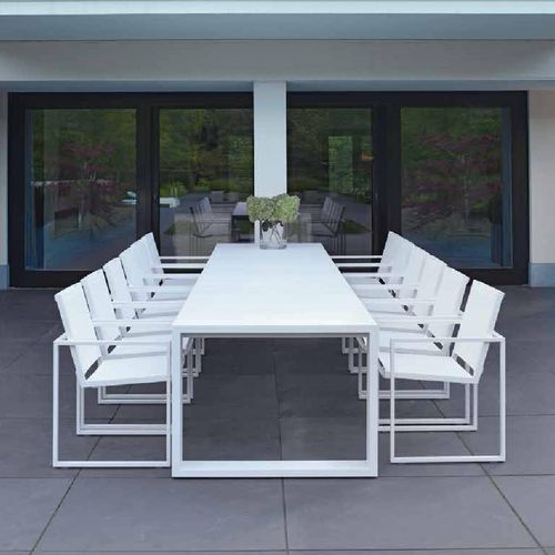 Sedia contemporanea - JACA - BOREK parasols | outdoorfurniture - da giardino / in Textilene® / con supporto in alluminio