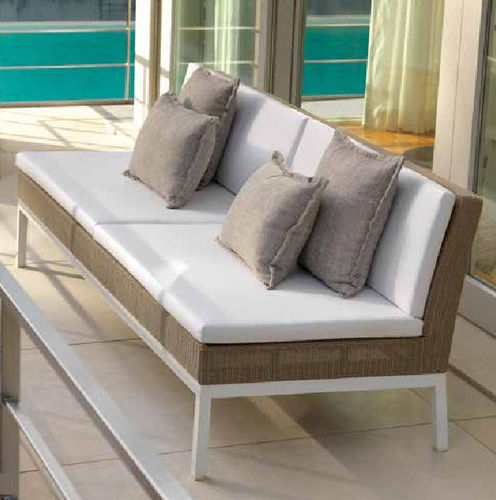 Divano contemporaneo - GENEVA - BOREK parasols | outdoorfurniture - da giardino / in Sunbrella® / con cuscino rimovibile
