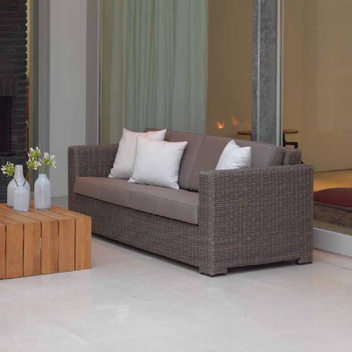 Divano contemporaneo - PLAZA - BOREK parasols | outdoorfurniture - per terrazza / in Sunbrella® / con cuscino rimovibile