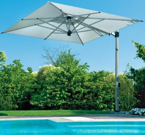 Ombrellone laterale - GARDA - BOREK parasols | outdoorfurniture - in Batyline® / in Sunbrella® / in alluminio