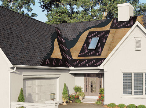 Membrana impermeabilizzante per tetti - WEATHERLOCK® - Owens Corning Insulation - autoadesiva / flessibile / sintetica