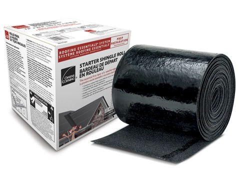 Membrana impermeabilizzante per tetto inclinato - STARTER SHINGLE - Owens Corning Insulation - sintetica / bituminosa