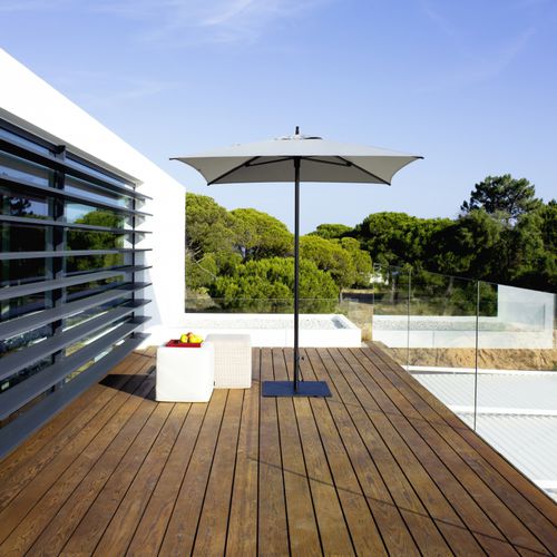 Ombrellone in tessuto acrilico - TOGO - Jardinico - in alluminio / contract