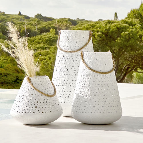 Lanterna in alluminio - MADRAS - Jardinico - in corda