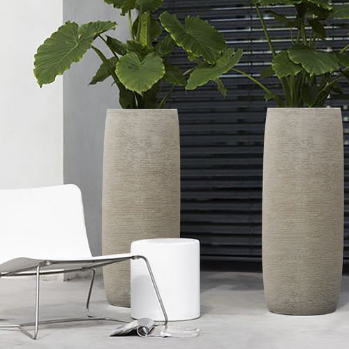 Fioriera in composito - TERRA - Jardinico - rotonda / contemporanea / contract