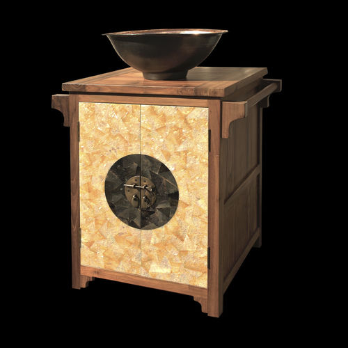 Mobile lavabo da appoggio - FAR HP SDBSM - MATAHATI - in teak / contemporaneo