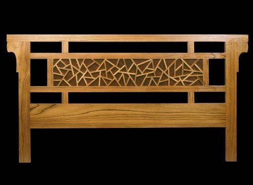 Testiera per letto matrimoniale - MATAHATI - classica / in legno
