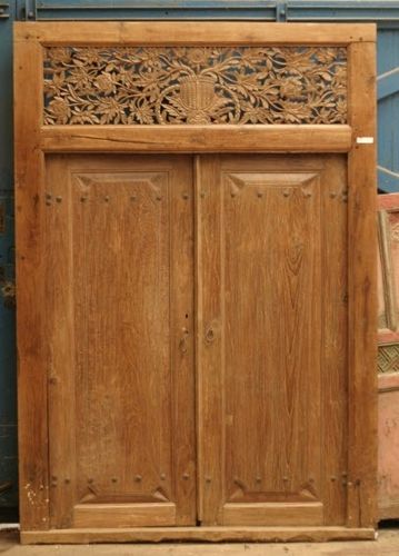 Porta d'ingresso - FRM ETH AN 3695  - MATAHATI - in legno / battente / senza vetri