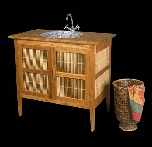 Mobile lavabo da appoggio - FAR RB SDB94  - MATAHATI - in teak / in bambù / contemporaneo
