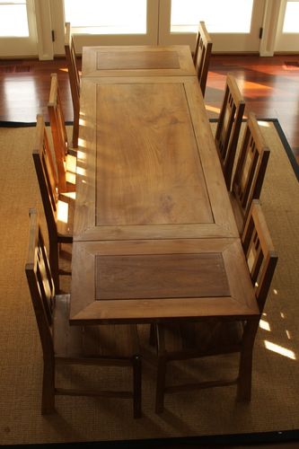 Tavolo classico - FTA CON EX  - MATAHATI - in teak / rettangolare / allungabile