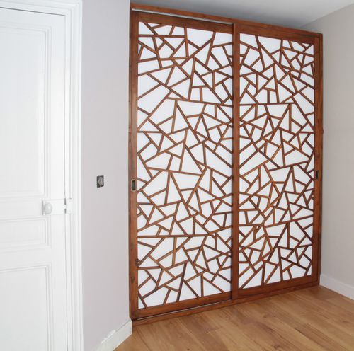 Armadio classico - FAR CHI PENSM  - MATAHATI - in legno / a porte scorrevoli