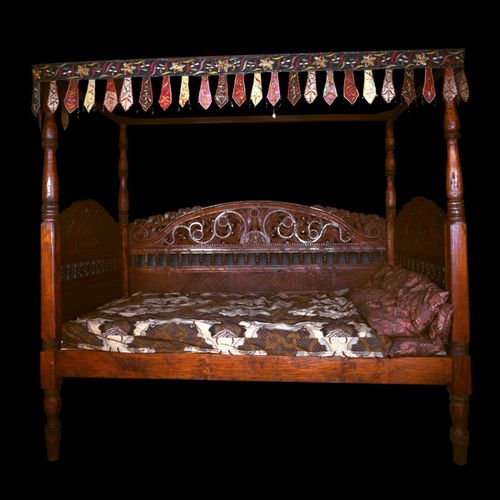 Letto a baldacchino - FLIT COL AN  - MATAHATI - matrimoniale / classico / in teak