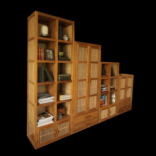Libreria classica - FAR RB ESCSM  - MATAHATI - in teak / in bambù
