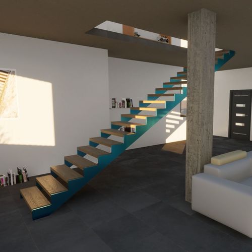 Scala a cremagliera - KAREMA - KOZAC - dritta / a L / a U