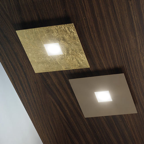 Plafoniera contemporanea - DESK 2071/PL27/13 - BRAGA F.LLI s.n.c. - quadrata / in metallo / LED