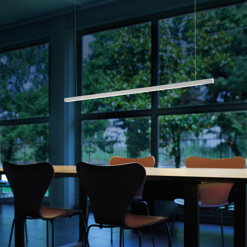 Luce a sospensione - ELLE 2089/S2 - BRAGA F.LLI s.n.c. - LED / lineare / in metallo