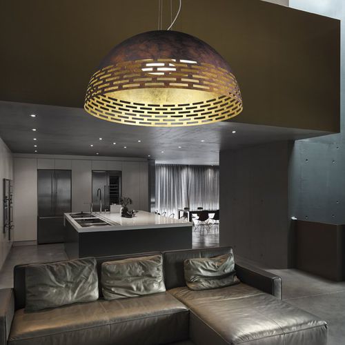 Lampada a sospensione - GREKA 2087/S50-S70-S80 - BRAGA F.LLI s.n.c. - in metallo / contemporanea / con cavo