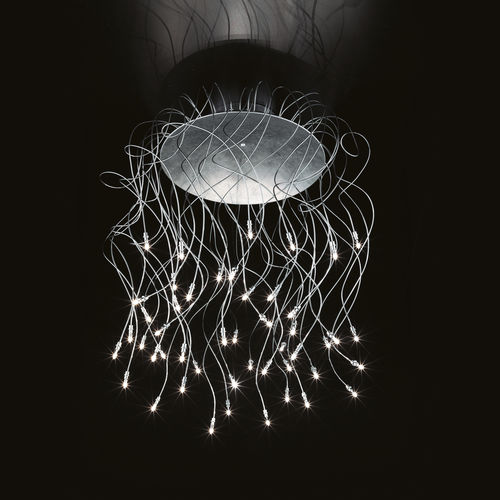 Plafoniera design originale - VESTA 541/PL48 - BRAGA F.LLI s.n.c. - rotonda / in metallo cromato / alogena