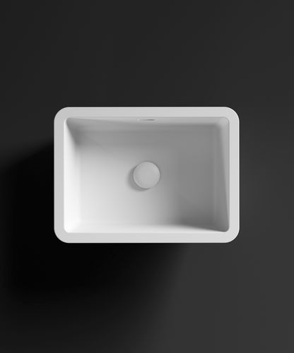 Lavabo sottopiano - RCB402 - HI-MACS® - in Solid Surface / di lunga durata / rettangolare