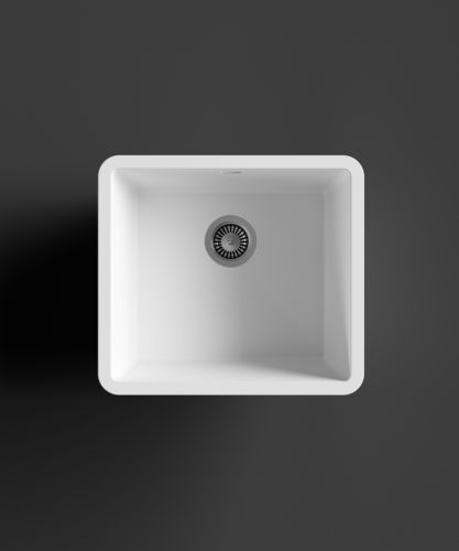 Lavello a 1 vasca - RCS454 - HI-MACS® - senza gocciolatoio / in Hi-macs® / in Solid Surface
