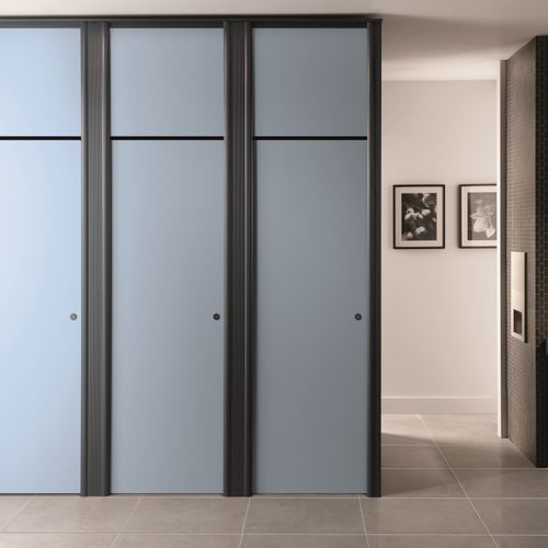Cabina per bagni pubblici in HPL - CENTURION FULL HEIGHT - Venesta - in alluminio / per toilette / per edifici pubblici