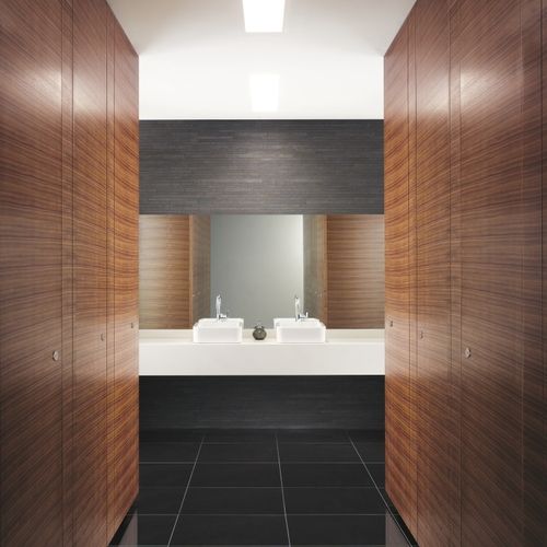 Cabina per bagni pubblici in laminato - INFINITE - Venesta - in acciaio inossidabile / in alluminio anodizzato / per toilette