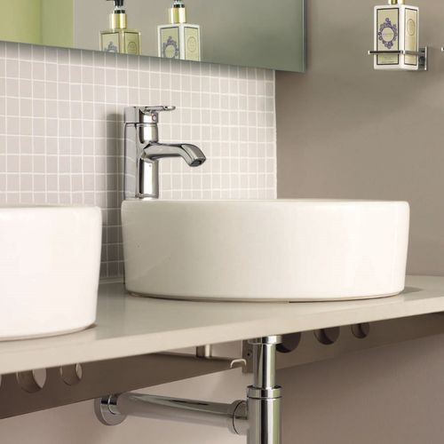Piano lavabo in composito - QUARTZ - Venesta - in quarzo / ad uso professionale