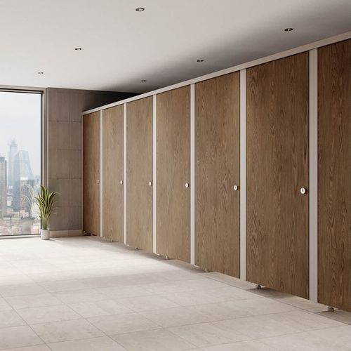 Cabina per bagni pubblici in HPL - Sahara - Venesta - in vetro / in MDF / in alluminio