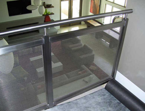 Ringhiera in metallo - 43108 - Couturier Iron Craft - in lamiera forata / da interno / per scala