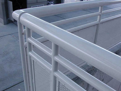Ringhiera in alluminio - 36806 - Couturier Iron Craft - in lamiera forata / da esterno / per balcone