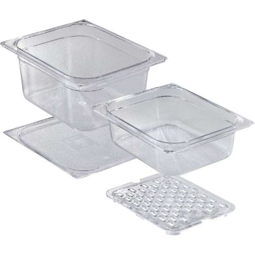 Contenitori portaoggetti in plastica - GN 1/2 - Melform - con coperchio