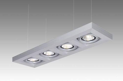 Luce a sospensione - CARDAN - Climar, S.A. - LED / rettangolare / IP20