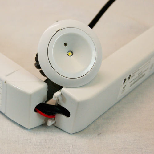 Illuminazione di emergenza da soffitto - ONE SOLO - ASD Lighting - ad incasso / rotonda / LED