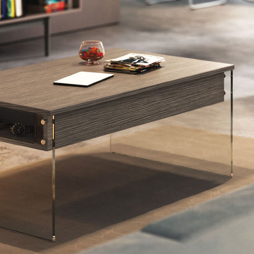 Tavolino basso contemporaneo - SMART  - Styloffice S.p.a. - in legno / in metallo / con supporto in metallo