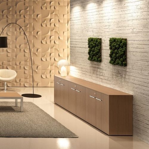 Armadio classificatore basso - KAY4 - Styloffice S.p.a. - in legno / con cassetti / contemporaneo