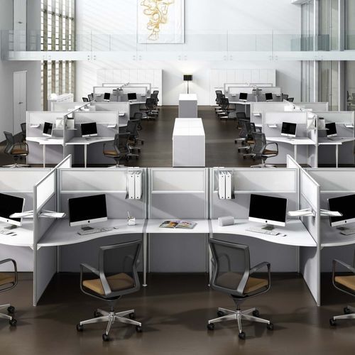 Divisorio per ufficio a pavimento - PLANET BOX - Styloffice S.p.a. - in tessuto / in metacrilato / in alluminio