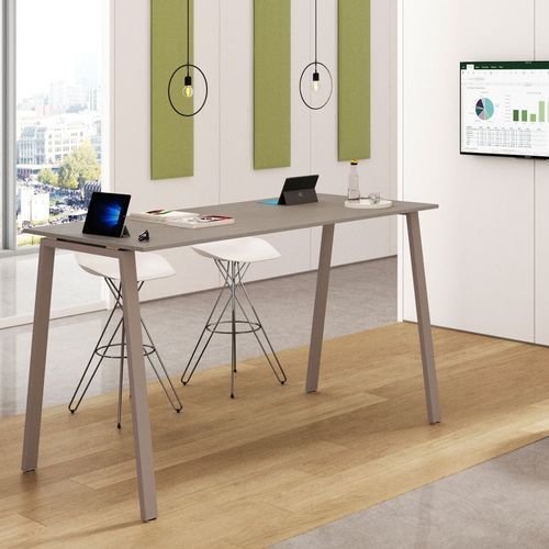 Tavolo da lavoro contemporaneo - SEDICINONI S3 - Styloffice S.p.a. - in noce / in acero / in rovere sbiancato