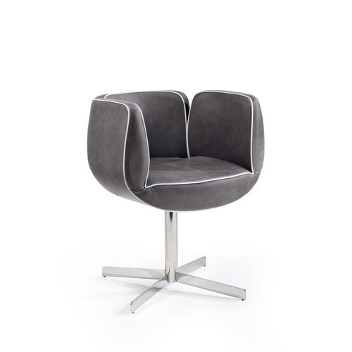 Poltrona contemporanea - Community - Styloffice S.p.a. - in tessuto / in metallo / imbottita