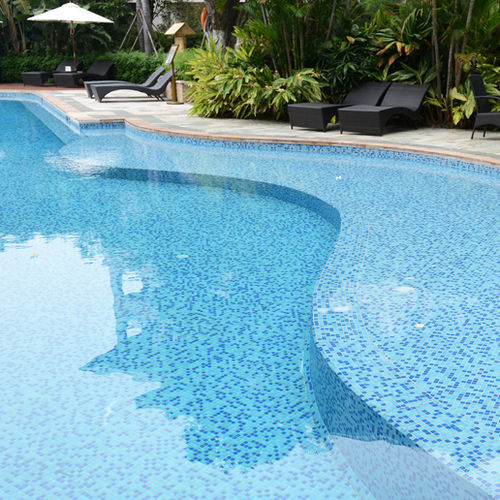 Mosaico in vetro - WATER MIX - Hisbalit - lucido / da interno / per piscina