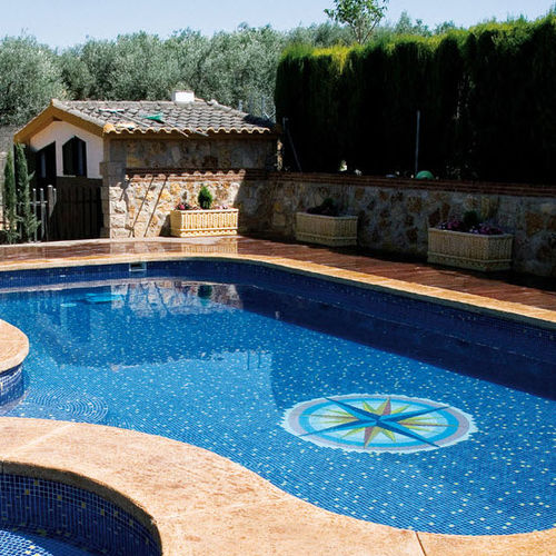 Mosaico in vetro - MOTIFS - Hisbalit - lucido / opaco / da interno