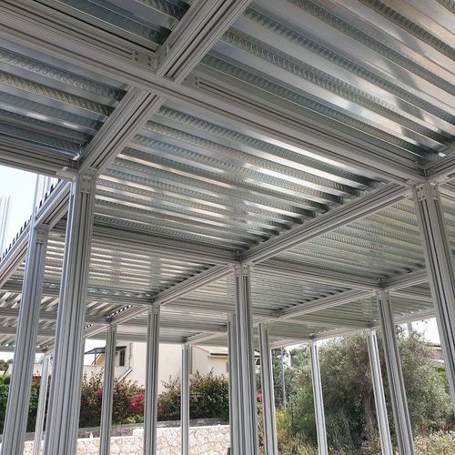 Struttura matallica per edifici - SYSTEM - 79-115 - PESPA ALUMIN - per copertura / per costruzioni industriali / in alluminio