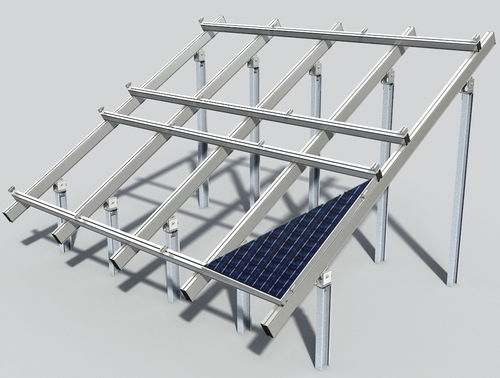Sistema di montaggio a terra - PESPA ALUMIN - solare / per impianti fotovoltaici