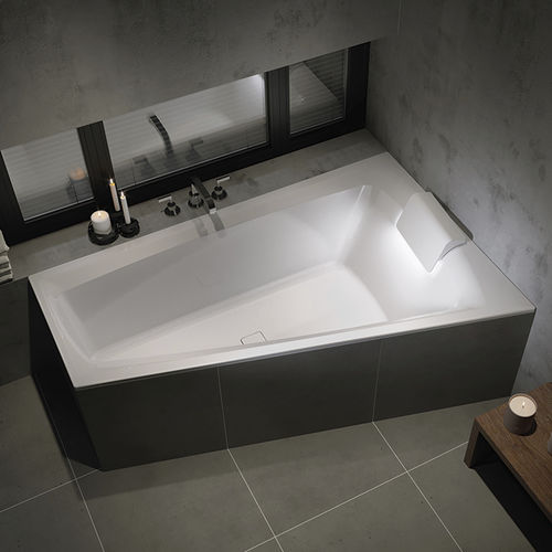 Vasca da bagno d'angolo - STILL SMART - RIHO - in acrilico / idromassaggio / bianca