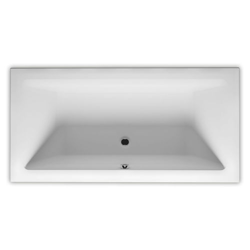 Vasca da bagno in acrilico - LUGO VELVET WHITE - RIHO - bianca