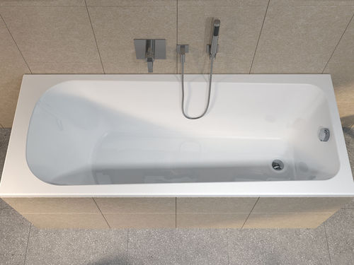 Vasca da bagno in acrilico - ORION - RIHO - idromassaggio / bianca