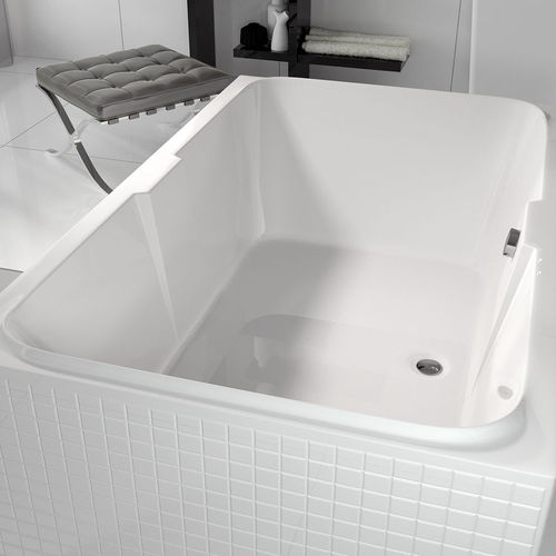 Vasca da bagno in acrilico - SOBEK - RIHO - doppia / idromassaggio / bianca