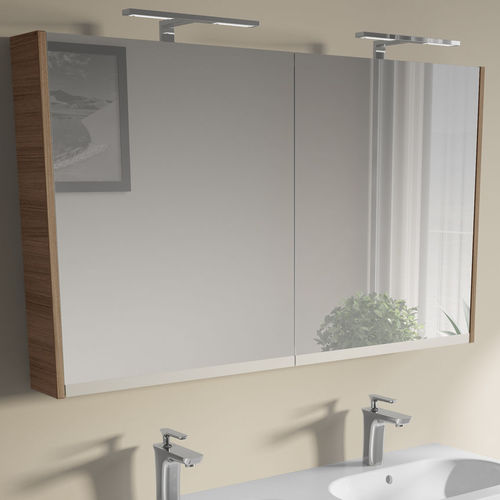 Mobile pensile per bagno con specchio contemporanea - TYPE 02 - RIHO - per uso residenziale / in legno / da parete