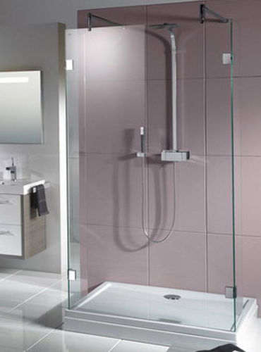 Parete doccia fissa - SCANDIC S202 - RIHO - in vetro temprato / senza telaio
