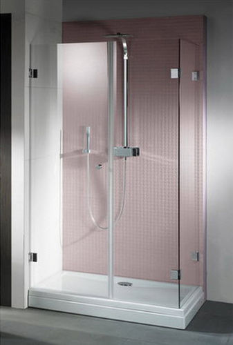 Parete doccia battente - SCANDIC M204 - RIHO - d'angolo / in vetro temprato / senza telaio